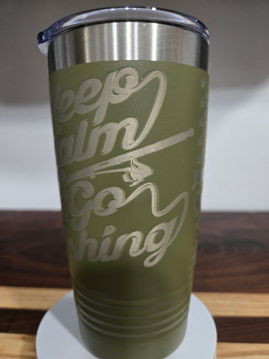 Olive Green 20oz Stainless Tumbler