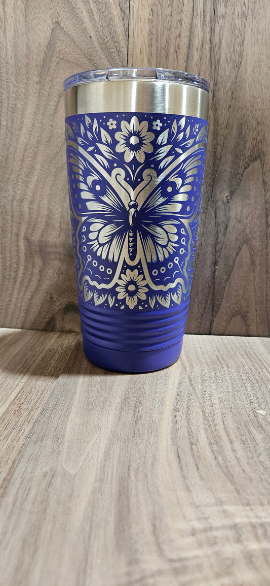 Butterfly tumbler